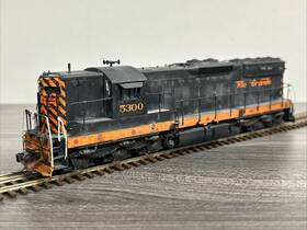 Omi-5163 Overland Models Ho Brass Sd7 Locomotive D&rgw #5300 Custom Weathered