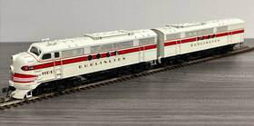 Omi-5208 Overland Models Ho Brass Omi-5208/5209 Ft A/b Locomotive Set Cb&q #110d Used