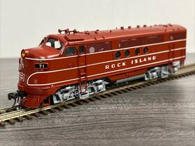 Omi-5212 Overland Models Ho Brass Ft A Locomotive Chicago Rock Island And P. #71