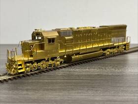 Omi-5340 Overland Models Ho Brass Sd40t-2 Locomotive D&rgw Unpainted/pre-owned