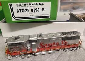 Omi-5401 Overland Models Omi At And Sf Gp60b Santa Fe #332 Ho Brass Pro Paint