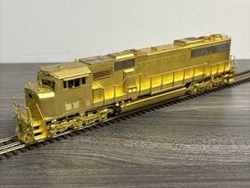 Omi-5836 Overland Models Ho Brass Sd60m Locomotive Burlington Northern Pre-owned