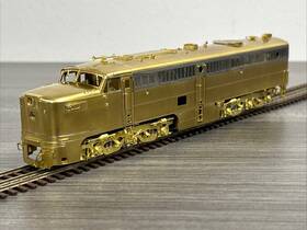 Omi-5907 Overland Models Ho Brass Pa-1 Locomotive D&rgw Unpainted Used/nice