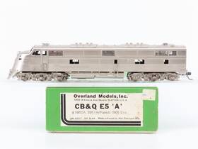 Omi-6207 Overland Models Ho Overland/ajin Brass Undecorated E5a Diesel With Dcc - Nickel Plated