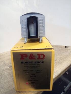 F8001 P&d Hobbies O Scale Atsf F7 B Passenger Shell Vg