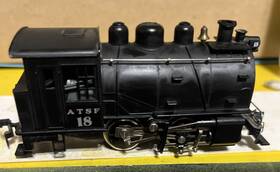 3200-001 Pemco Ho Scale 0-4-0 Tank Steam Locomotive Atsf 18. Track Tested. Works