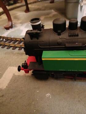 Br80 Piko 015615372011 37201 Industrial Loco Green/red With Lights