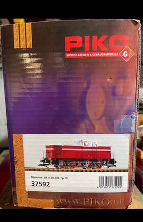 37592 Piko G Dr Iii Br V60 Diesel Locomotive Sound G-scale
