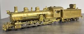 001445 Precision Scale Co. On3 Brass #001445 Class K-37 2-8-2 D&rgw #499 Unpainted/mint