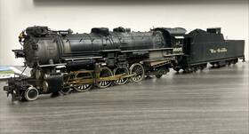 Psc-15154-1 Precision Scale Co. O Brass M-75 4-8-2 Locomotive D&rgw #1605 Weathered
