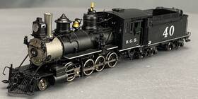 Psc-17210-1 Precision Scale Co. Psc Hon3 Brass Rgs C-19 2-8-0 Locomotive #40 Factory Paint Ho6806