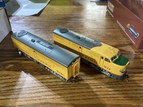 1624b Proto 2000 077071234528 Ho Alco Fa/fb-1 Diesel Locomotives Union Pacific 1624/1624b