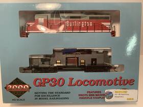 21518 Proto 2000 Ho Scale Burlington Cb&q Gp30 Dcc 967 N