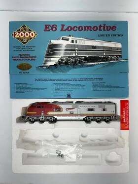 23224 Proto 2000 Ho Scale E6 Diesel Loco #23224 At&sf Santa Fe #12 Tested Unit A