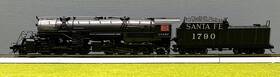 23335 Proto 2000 Heritage Ho Scale 2-8-8-2 At&sf Dc Steam Locomotive