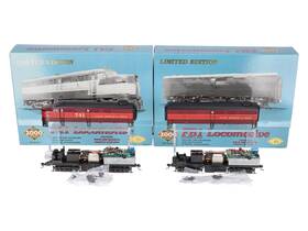 23439 Proto 2000 Ho Scale Gulf Mobile And Ohio Fa1/fb1 Diesel Locomotive Set Ln