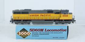 Sd60m Proto 2000 30181 Ho Scale Union Pacific Diesel Locomotive 6344 Dcc Ready