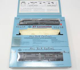 4023a-4105b Proto 2000 Ho E7a B Diesel Locomotive Set New York Central Nyc 4023a 4105b
