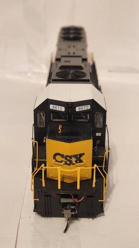 433-30855 Proto 2000 Ho Scale Sd50 Locomotive Csx #8672 Powered Tested