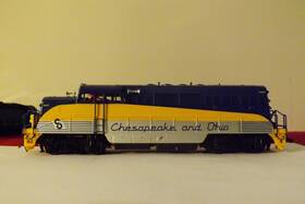 69804 Proto 2000 Ho Scale Emd Bl2 Chesapeake And Ohio C&o #1845 No Box
