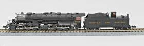 7577 Proto 2000 N Scale Usra 2-8-8-2 Steam Locomotive N&w #2016 Dc