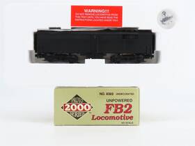 8393 Proto 2000 Ho Scale Undecorated Black Fb2 Diesel Locomotive Unpowered