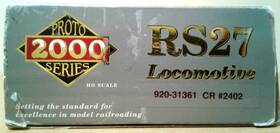 920-31361 Proto 2000 Ho Scale Walthers Alco Rs27 Conrail #2402