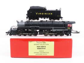 920-32013 Proto 2000 Ho Heritage Vgn Virginian 2-8-8-2 Steam #741 With Dcc And Sound