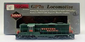 920-40481 Proto 2000 Ho Series Gp7 Ii Locomotive Western Pacific #706