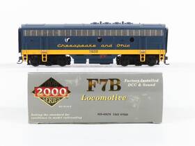 920-40579 Proto 2000 Ho Scale C&o Railway F7b Diesel Locomotive #7500 Dcc Only 920-40579 Proto 2000 Ho Scale C&o Railway F7b Diesel Locomotive #7500 Dcc Only