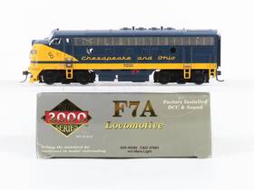 920-40580 Proto 2000 Ho Scale C&o Railway F7a Diesel Locomotive #7001 Dcc Only