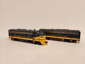 920-47621 Proto 2000 Ho Chesapeake And Ohio F7 A/b Diesel Locomotive Dcc Sound Set Of 2