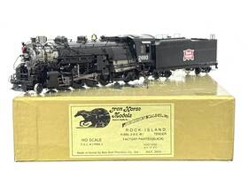 17986.1 Psc Ho Brass Rock Island K-68b 2-8-2 #2693 With Dcc And Sound Blunami