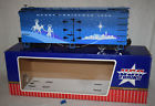 R-13014 Usa Trains Christmas Refrigerator Car Blinking North Star Scale