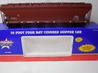 R14101 Usa Trains Undecorated Covered Foot Bay Hopper Kadee Couplers Ln