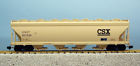 607556 R14109 Usa Trains Csx Covered Foot Bay Center Flow Hopper Nib
