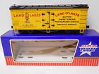R1640 Usa Trains Rare Land Olakes Woodside Reefer Car Metal Wheels