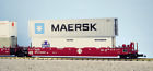 254282 R17152 Usa Trains Atsf Intermodal Unit Articulated Set No Containers