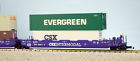 620318 R17157 Usa Trains Csx Intermodal Unit Articulated Set No Containers