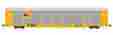 R17190 Scale Outdoor Railroading Usa Trains G Bi Level Auto Carrier Tfm Yellow