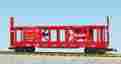 R17233 Scale Outdoor Railroading Usa Trains G Santa Few Railroad Map Graphic Two-tier Auto Carrier