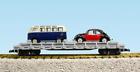 R1730a Usa Trains Norfolk Southern Flat Car With Vw Bus Beetle