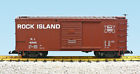 R19104d Usa Trains Rock Island Simulated Wood Box Car