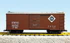 R19109a Usa Trains Erie Simulated Wood Box Car Bc
