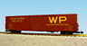 R19423a Usa Trains Scale Western Pacific Steel Boxcar