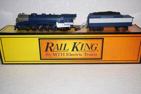 Rk-1114l Rail King O Scale Texas Pacific 4-8-2 L-3 Steam Locomotive