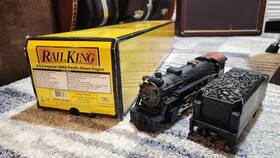 30-1681-1 Railking 4-6-2 Usra Pacific O Gauge Steam Engine Burlington Route