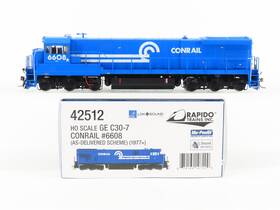 C30-7 Rapido 42512 Ho Scale Cr Conrail Ge Diesel #6608 With Dcc And Sound