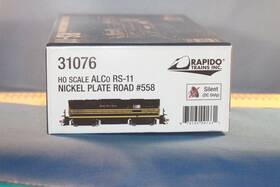Rs-11 Rapido Trains 31076 Ho Nkp Nickel Plate Standard Dc #558 Silent Jp