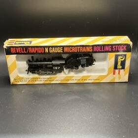 Revell/rapido N-2303 Revell/rapido N Gauge 0-6-0 Steam Locomotive Western Pacific Black Tender 1968